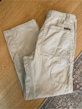 Royal Robbins 36x32 Men’s Khaki Cotton Pants Straight Leg Outdoor Travel Casual